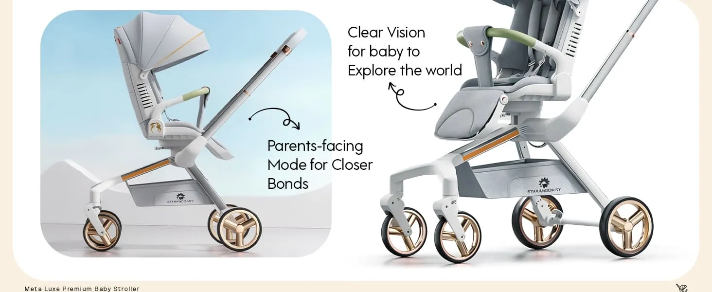 Meta Luxe Baby Stroller Aplus Meta Luxe Baby Stroller Aplus