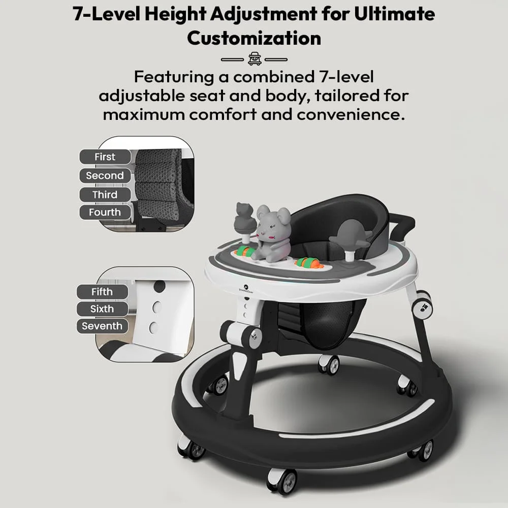 Adjustable height walker