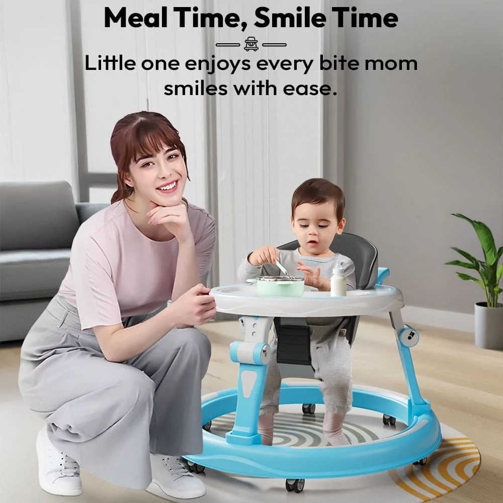 Walker with toy tray