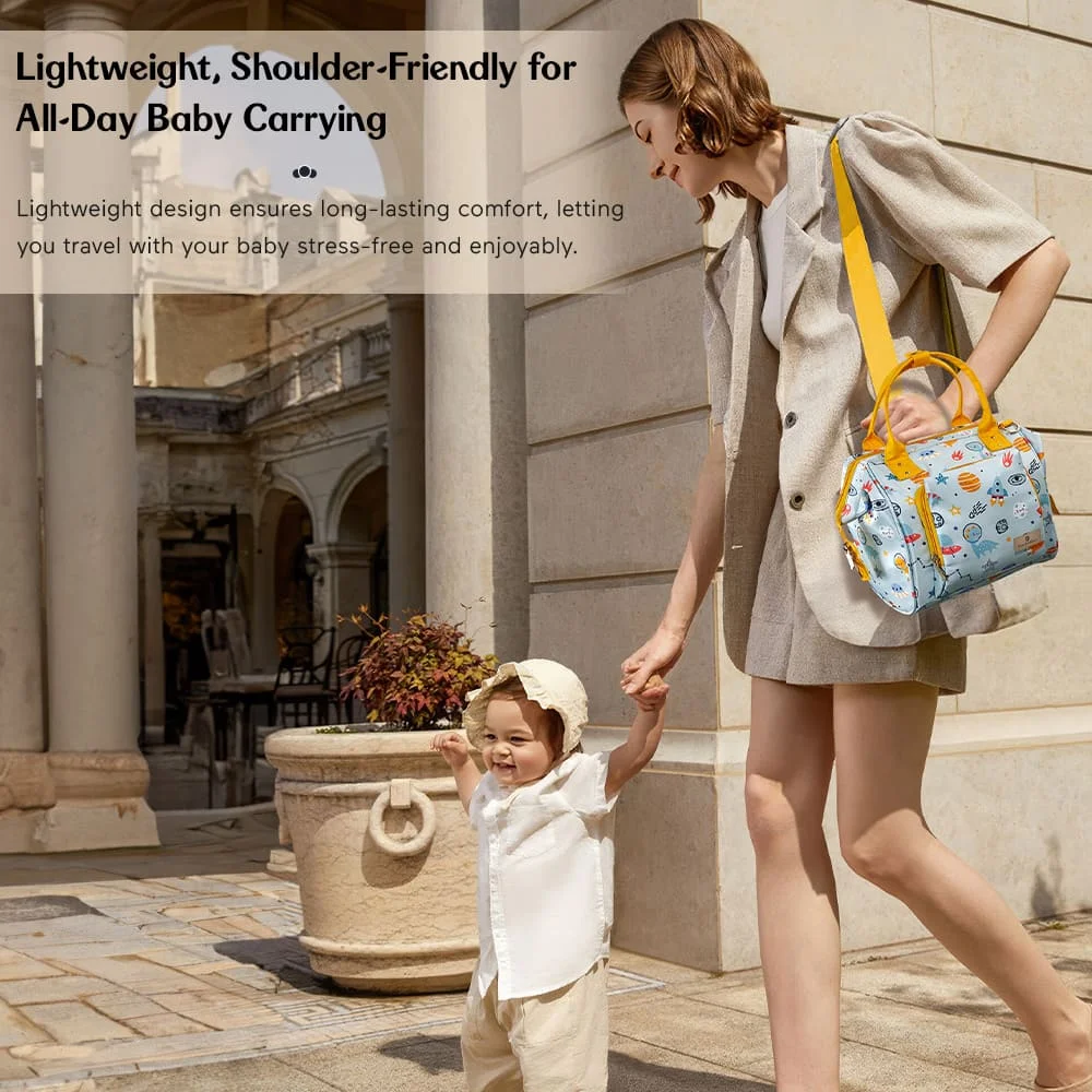 Portable diaper bag