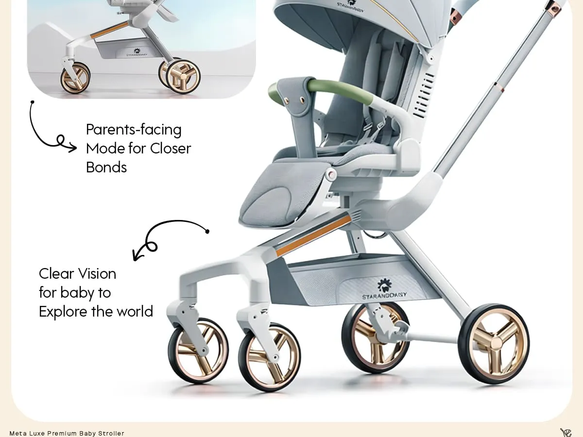 Meta Luxe Baby Stroller Aplus Meta Luxe Baby Stroller Aplus