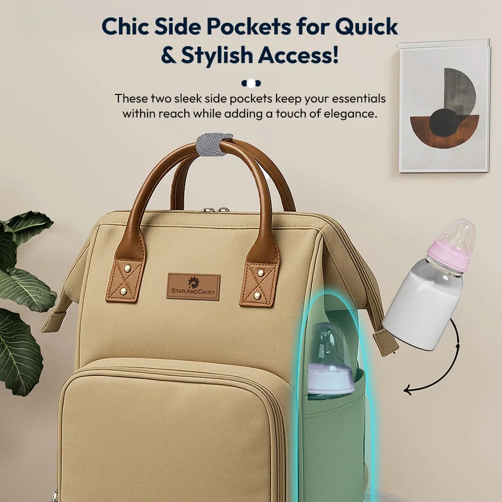 Insulated baby bottle pocket