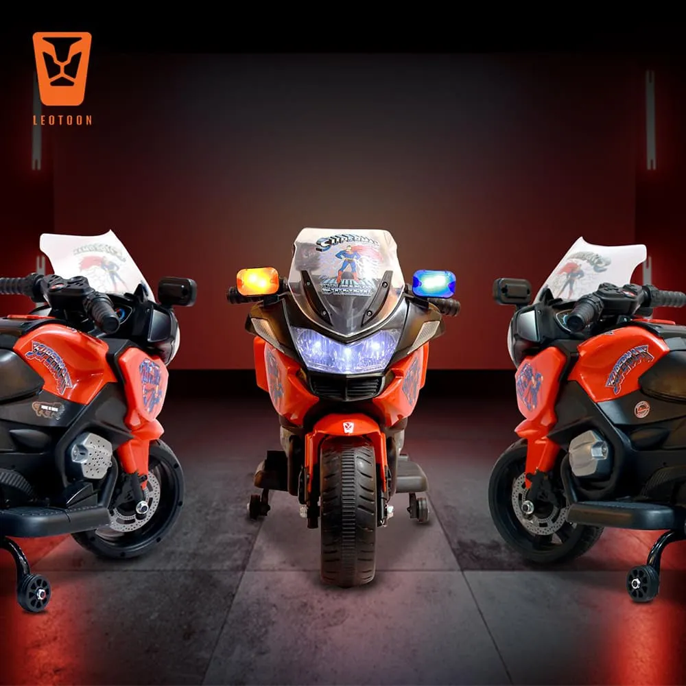 StarAndDaisy GSX Adventure Superman Ride-On Motorbike For Kids