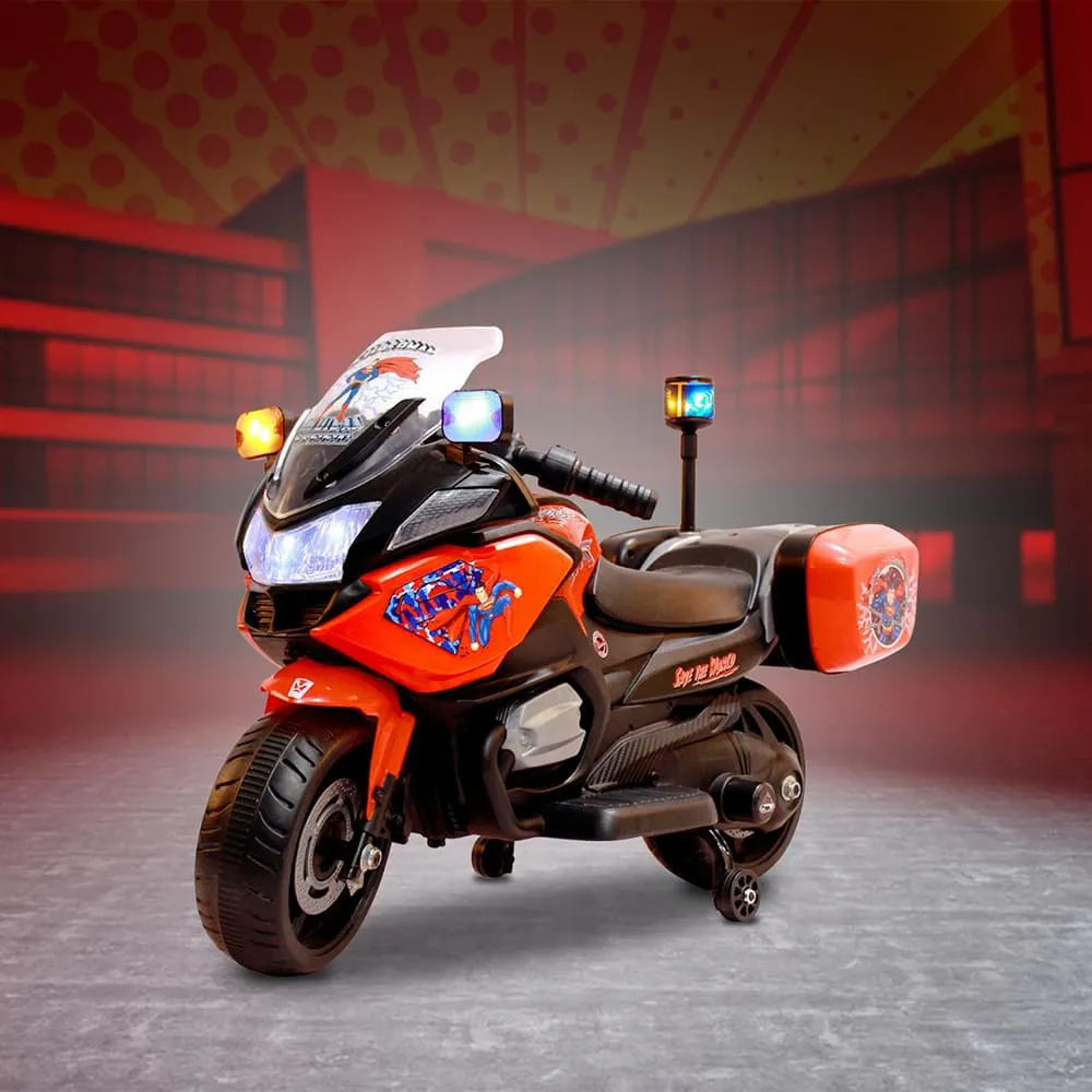 StarAndDaisy GSX Adventure Superman Ride-On Motorbike