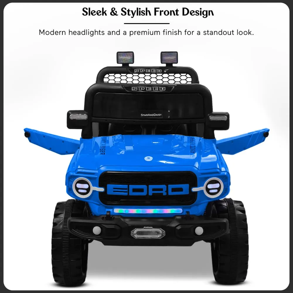 StarAndDaisy Premium Ride On Remote Control Jeep For Kids