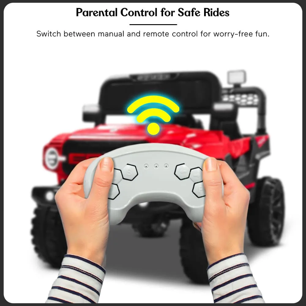 StarAndDaisy Luxury Ride On Remote Control Jeep For Kids