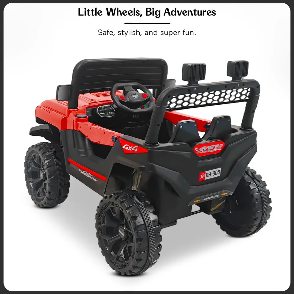 StarAndDaisy Premium Ride On Remote Control Jeep For Kids