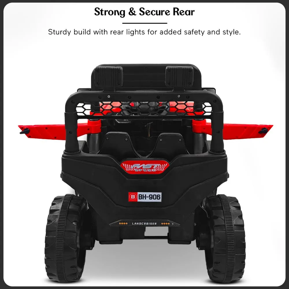 StarAndDaisy Premium Ride On Remote Control Jeep For Kids