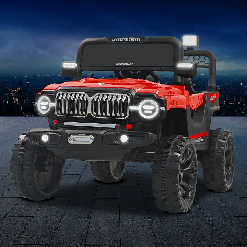 StarAndDaisy Premium Ride On Remote Control Jeep For Kids