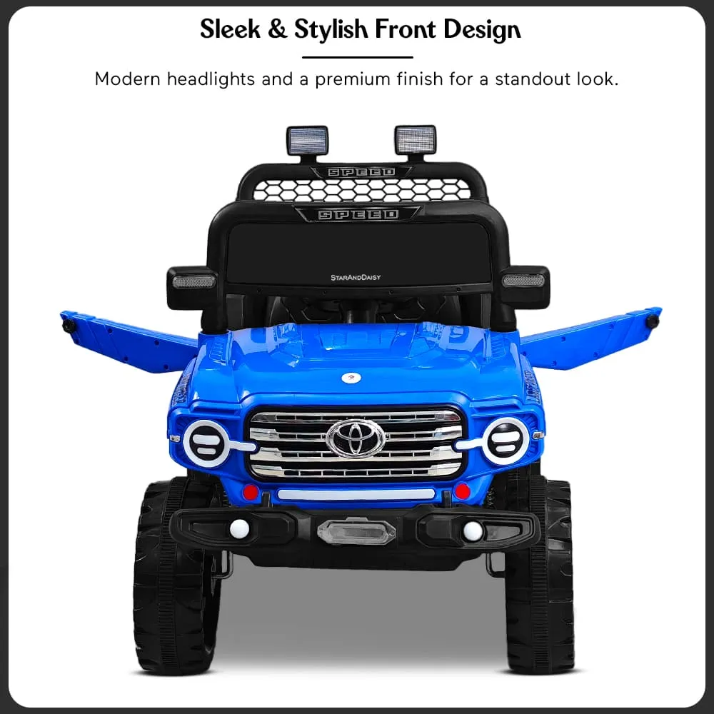 StarAndDaisy Ride On Remote Control Jeep For Kids