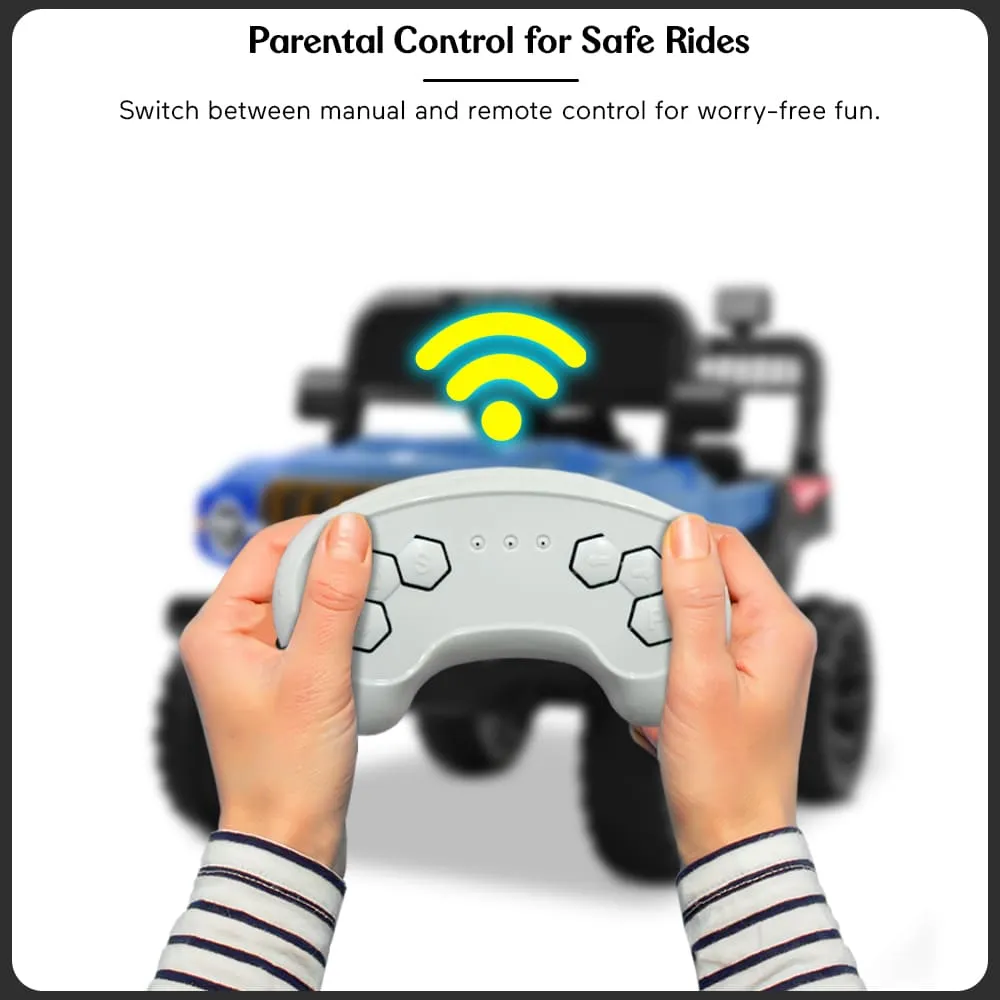 StarAndDaisy Ride On Remote Control Jeep For Kids