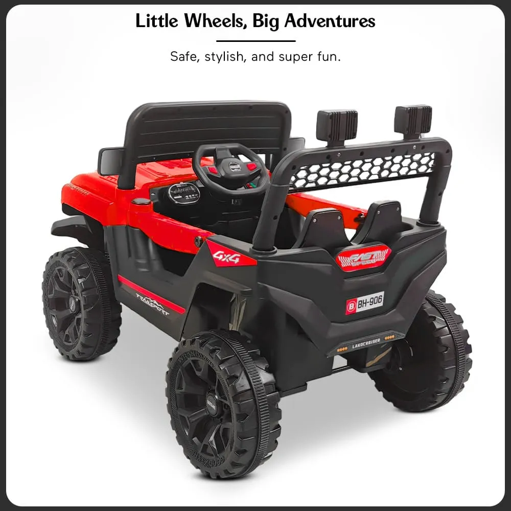 StarAndDaisy Ride On Remote Control Jeep For Kids
