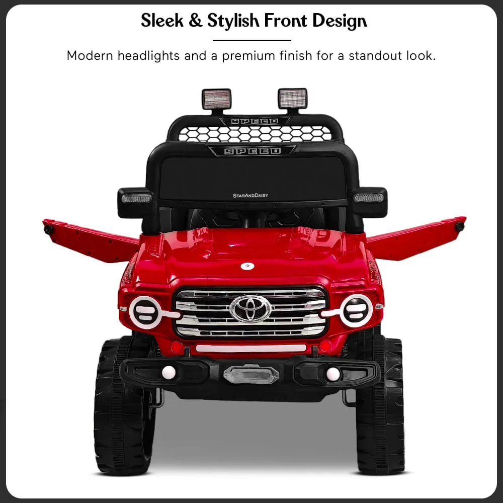 StarAndDaisy Ride On Remote Control Jeep For Kids