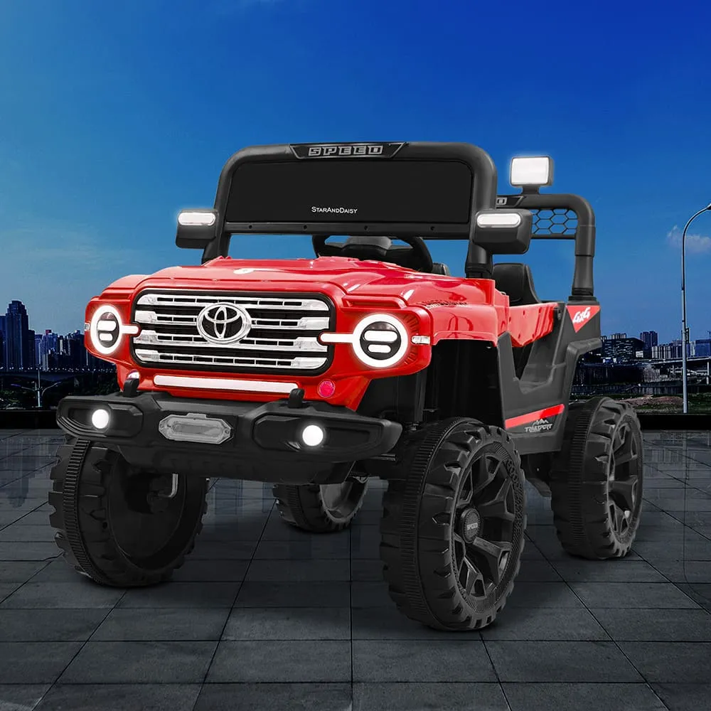 StarAndDaisy Ride On Remote Control Jeep For Kids