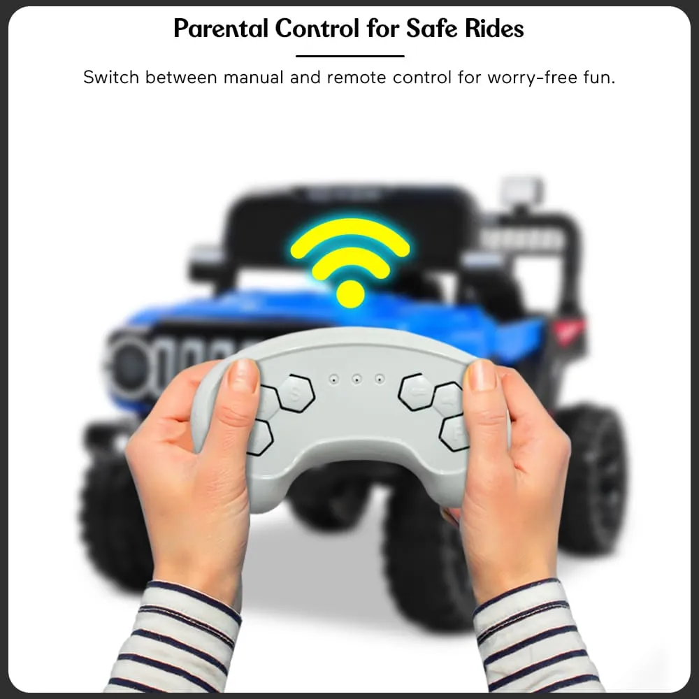 StarAndDaisy Ride On Remote Control Jeep For Kids