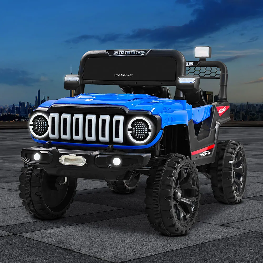 StarAndDaisy Ride On Remote Control Jeep For Kids