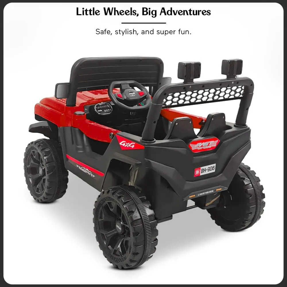 StarAndDaisy Ride On Remote Control Jeep For Kids