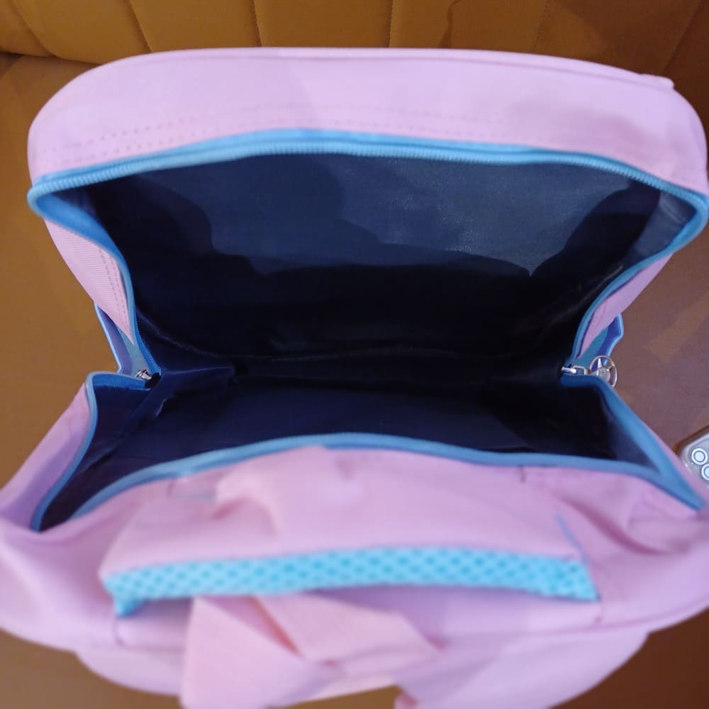 Magical Unicorn Dreamland Backpack –Sparkle with Every Step, Vibrant Illustrations of Unicorns, Rainbows, Stars, and a Castle, Multiple compartments, Adjustable Padded Shoulder Straps-Pink