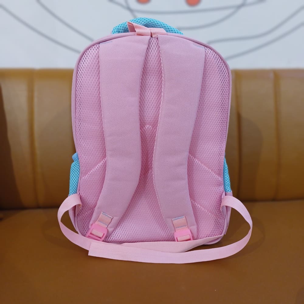 Magical Unicorn Dreamland Backpack –Sparkle with Every Step, Vibrant Illustrations of Unicorns, Rainbows, Stars, and a Castle, Multiple compartments, Adjustable Padded Shoulder Straps-Pink