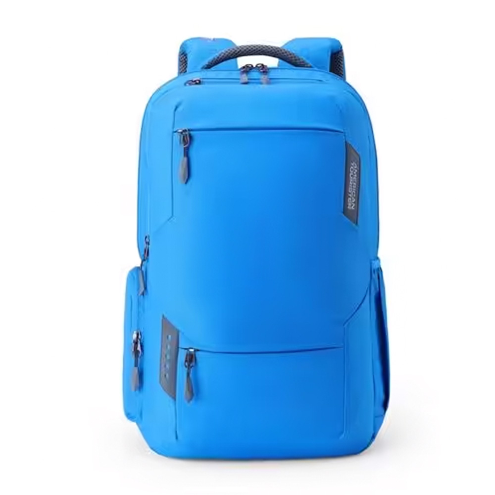 American Tourister Children’s Backpacks for Laptop with 3 Full Compartment & 2 front Compartment, Waterproof, 32.5 Ltrs Bags - Brett 4.0 style01 Diy Blue