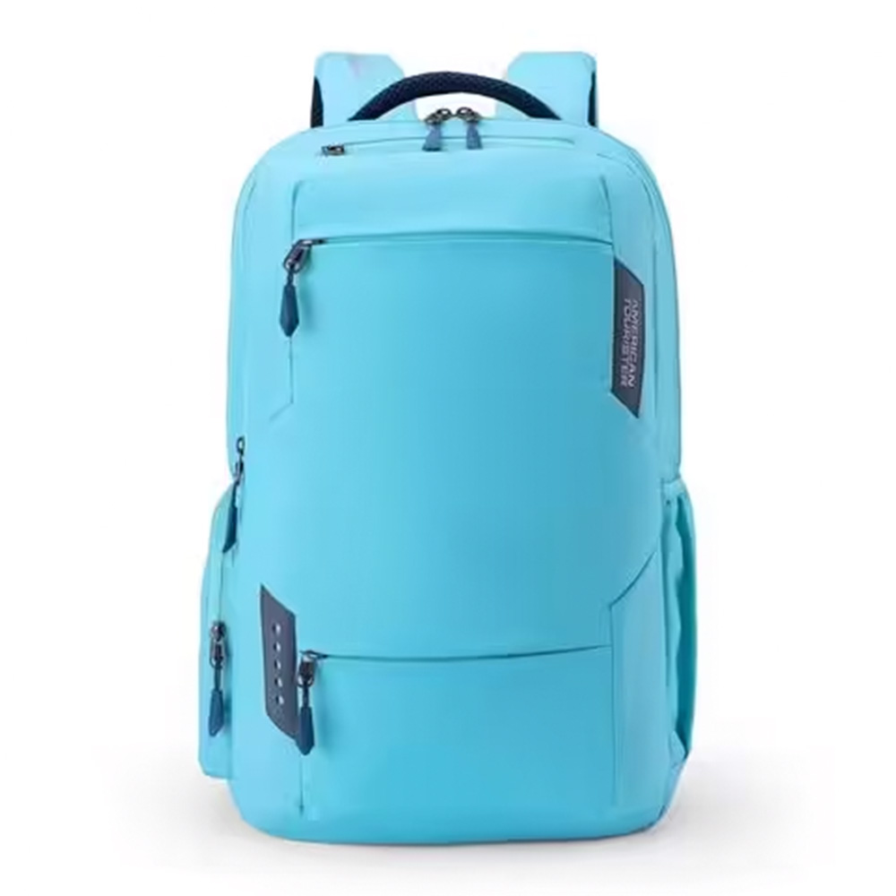 American Tourister Latest Laptop Backpacks for Children with 3 Full Compartment & 2 front Compartment, Waterproof, 32.5 Ltrs Bags - Brett 4.0 style02Aqautic Awe