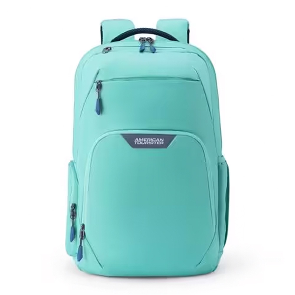 American Tourister Laptop Backpacks for Kids with 3 Full Compartment & 2 front Compartment, Waterproof, 32.5 Ltrs Bags - Brett 4.0 style01 Green