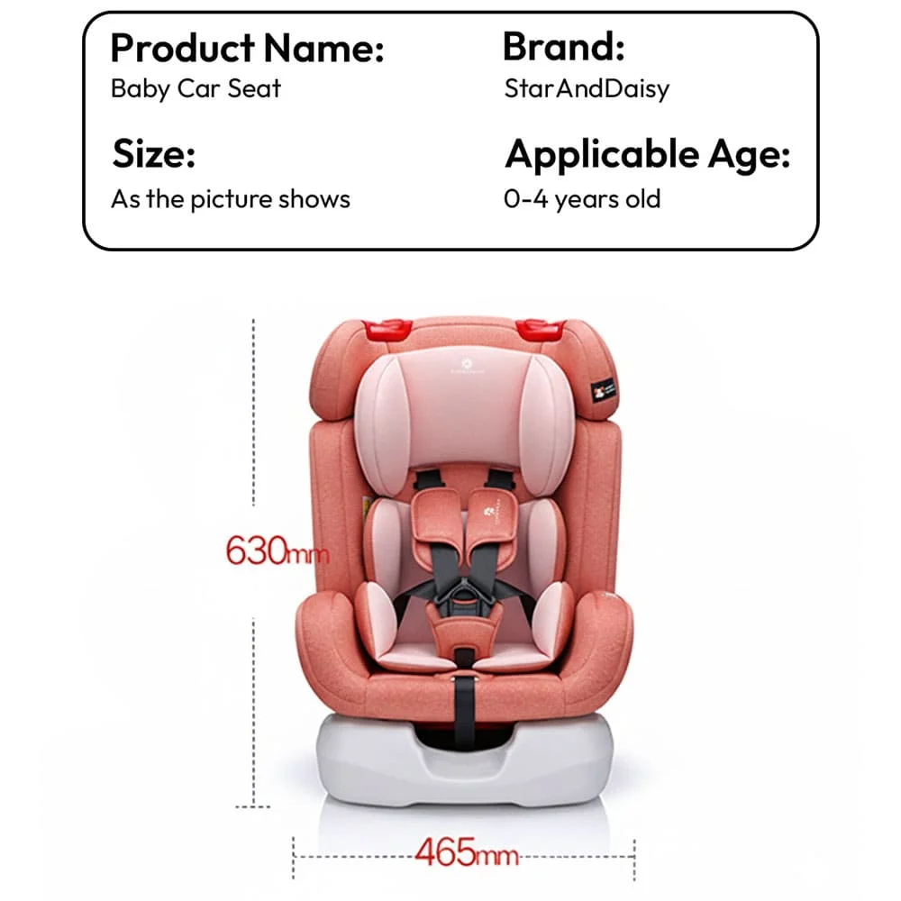 Baby Car Seat Pink