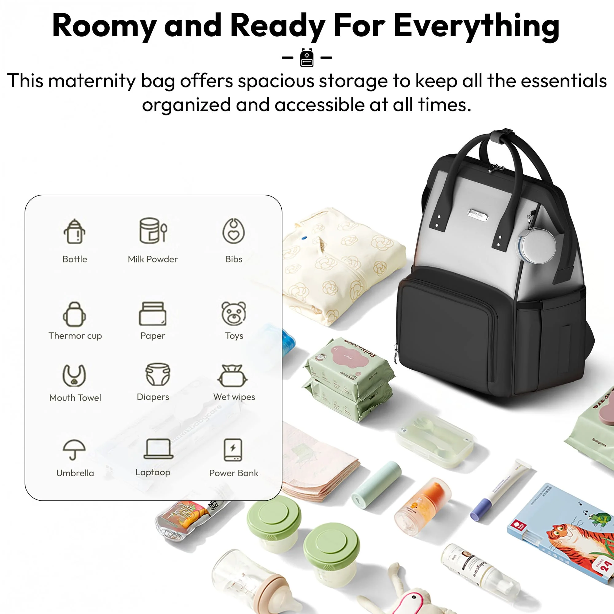 Waterproof Diaper Bag