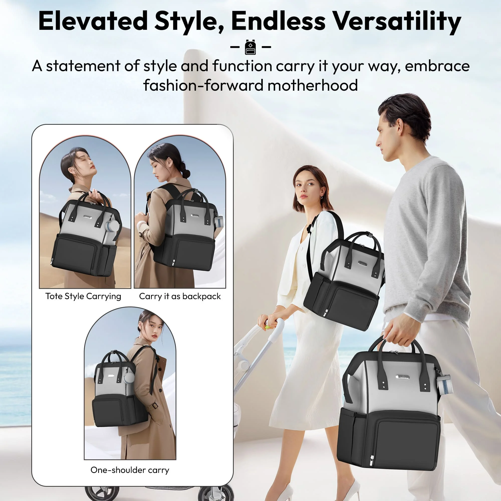 Large Capacity Diaper Bag