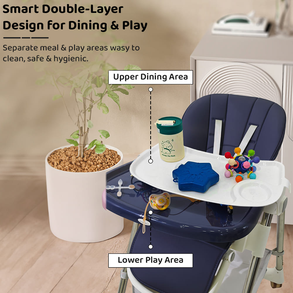 Baby Feeding Chair with Detachable Food Tray