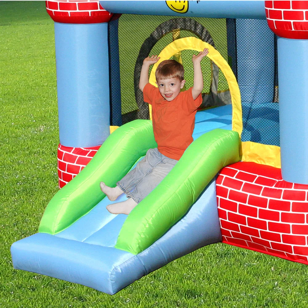 Castle Bouncer With Farmyard Ball Pit