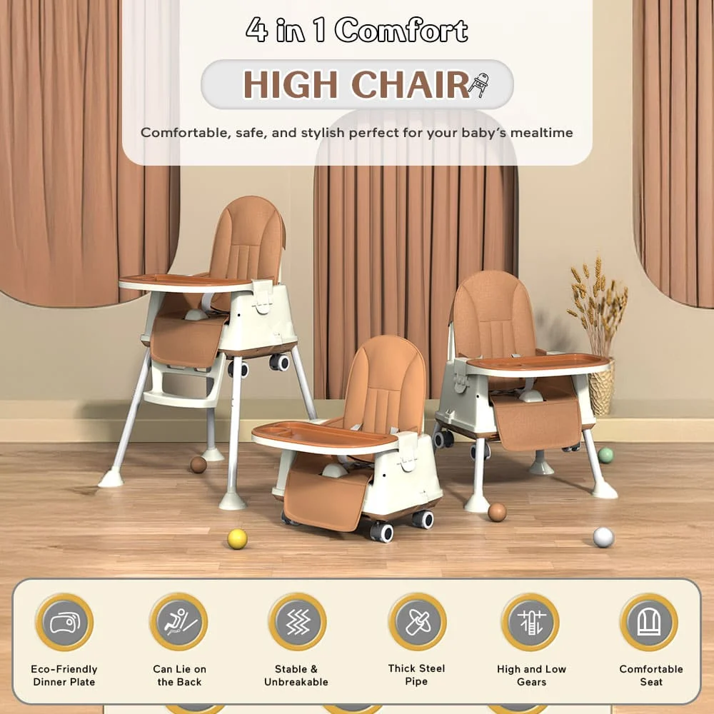 4-in1 Baby High Chair