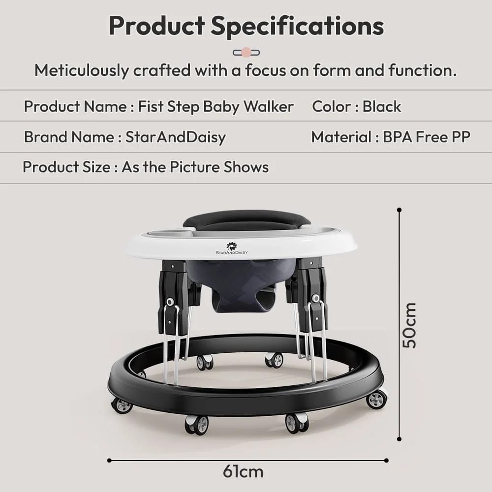 Specification of baby Walker