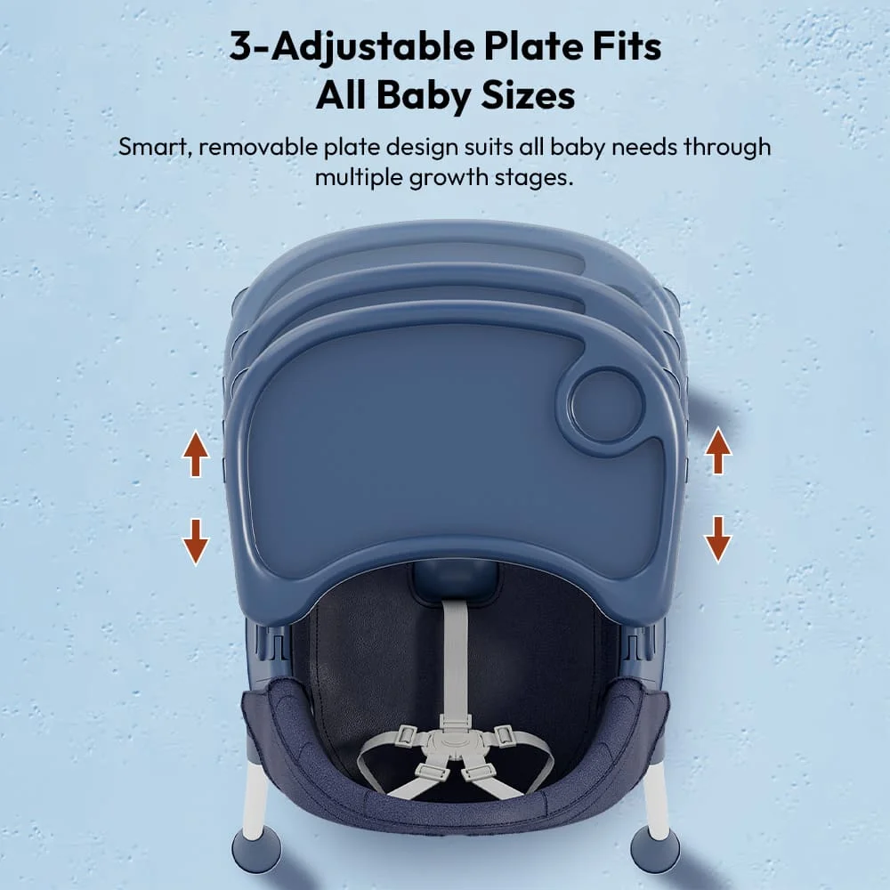 Adjustable Plate Baby High Chair