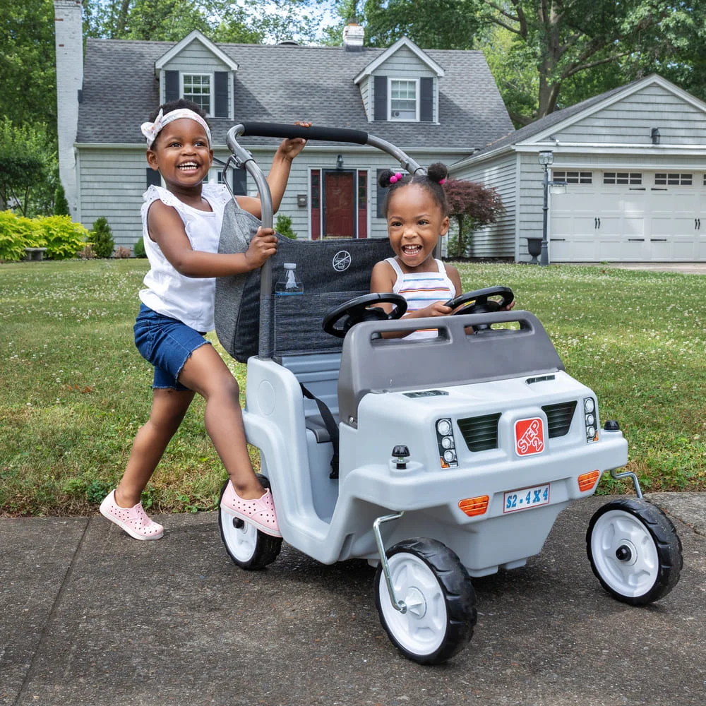 Double Ride-On Toy for Kids with Off-Road Styling
