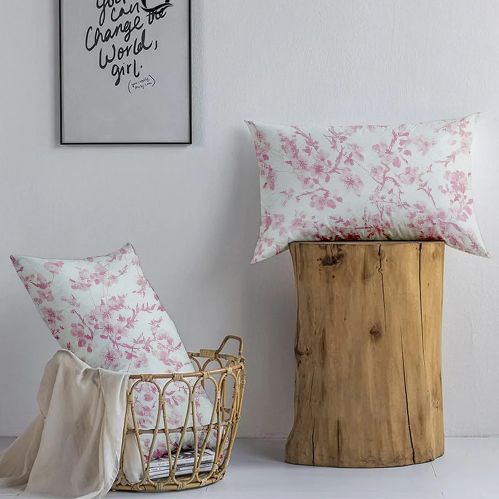 StarAndDaisy Soft Cotton Baby Pillow Cover, Gentle, Breathable & Perfect for Newborns, Easy to Wash & Safe for Everyday Baby Bedding Use - Pink