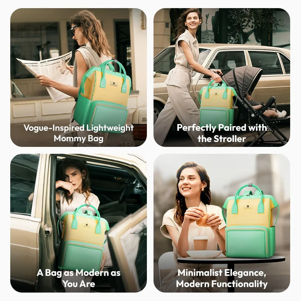 Multi-compartment diaper bag