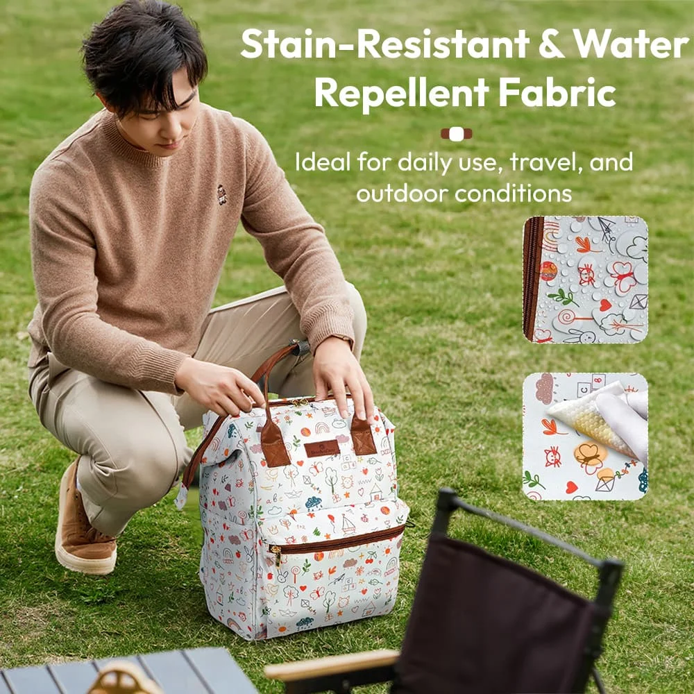 Waterproof diaper bag