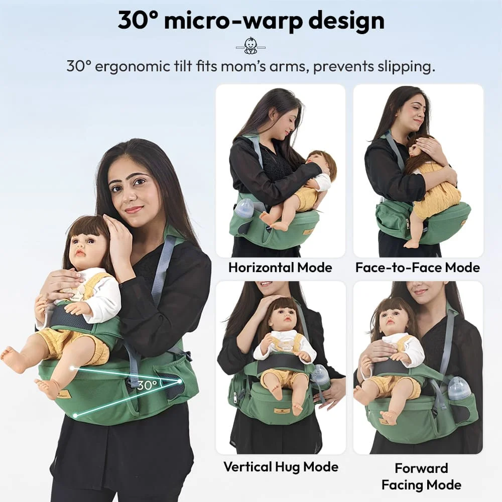 3-in-1 Baby Carrier with Hip Seat