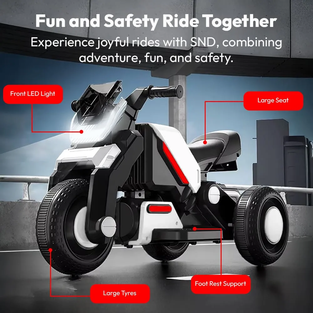 Electric Battery operated kids bike with fun and safety together