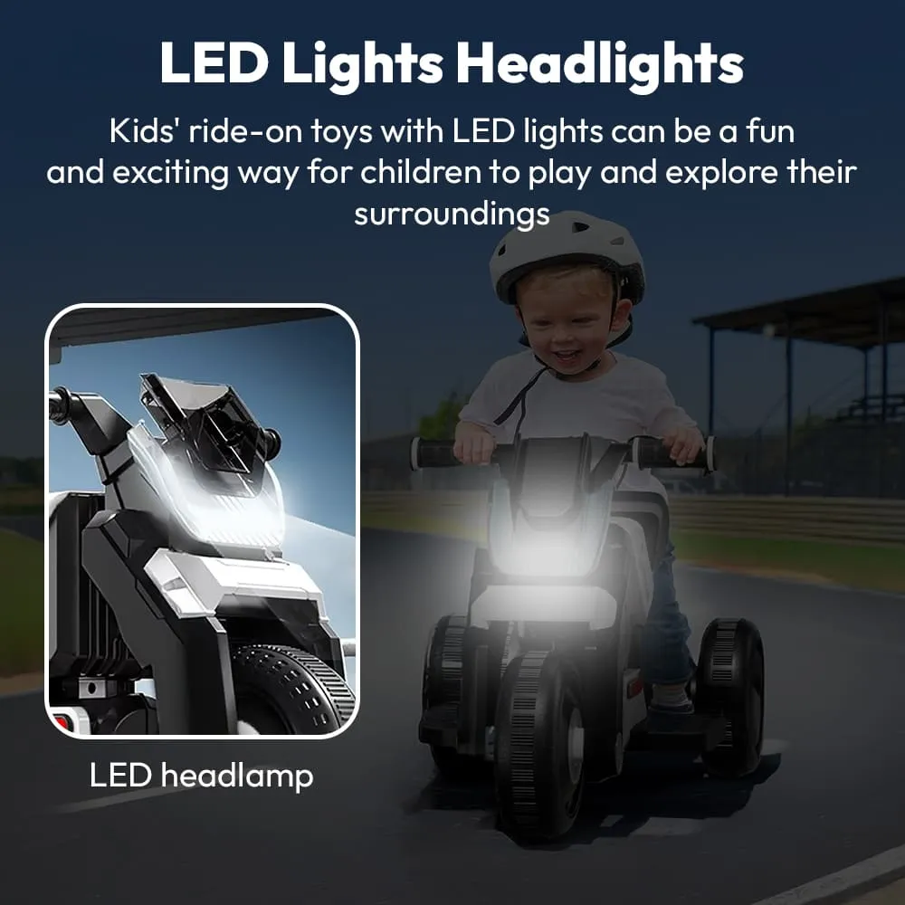 Electric Battery operated kids bike with led headlights