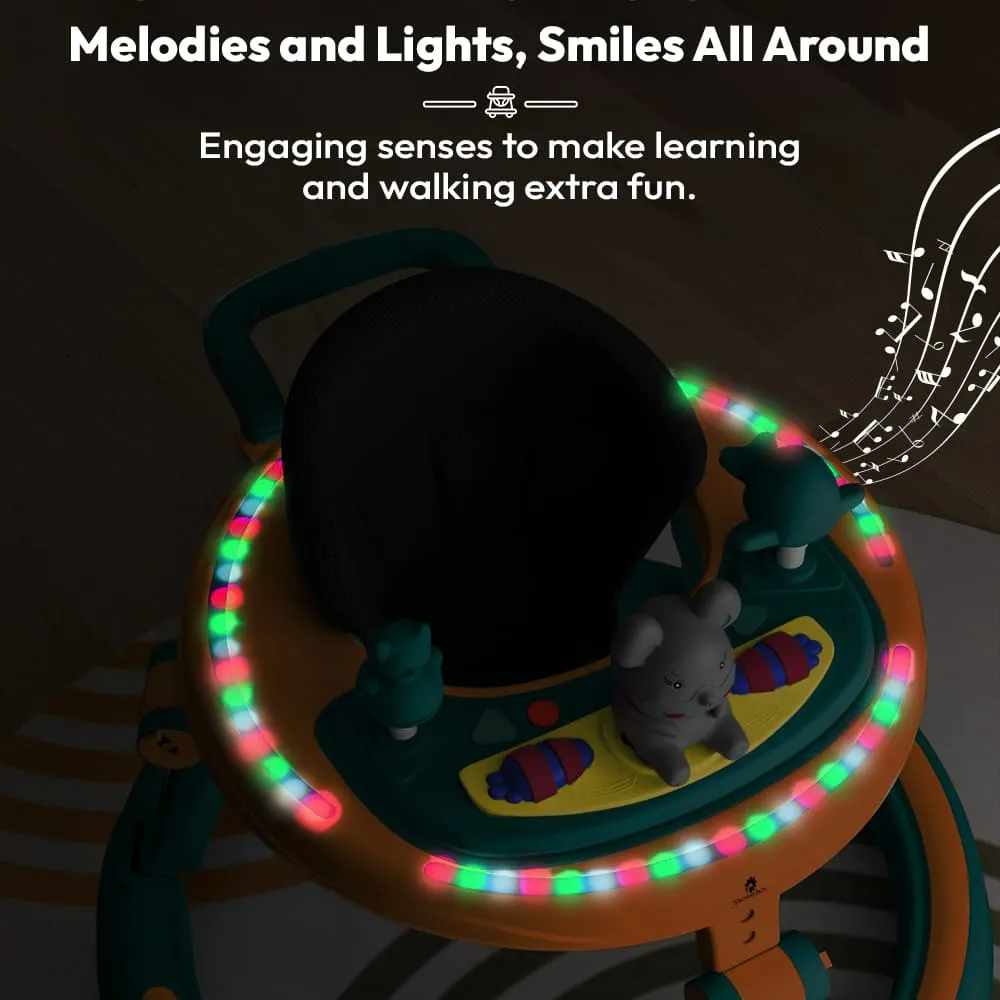 Multi-functional Intelligent Baby Walker with toy tray rgb