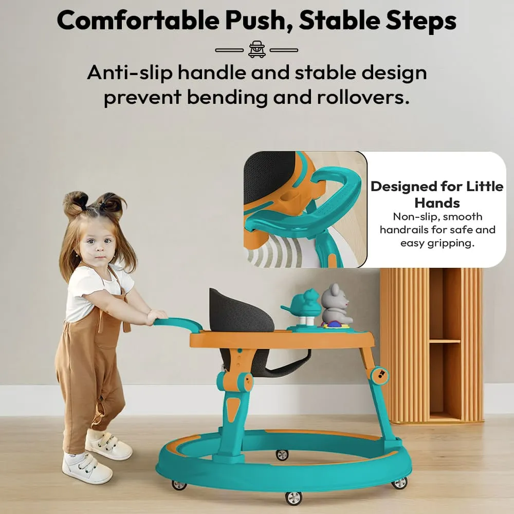Multi-functional Intelligent Baby Walker with toy tray with extra comfort