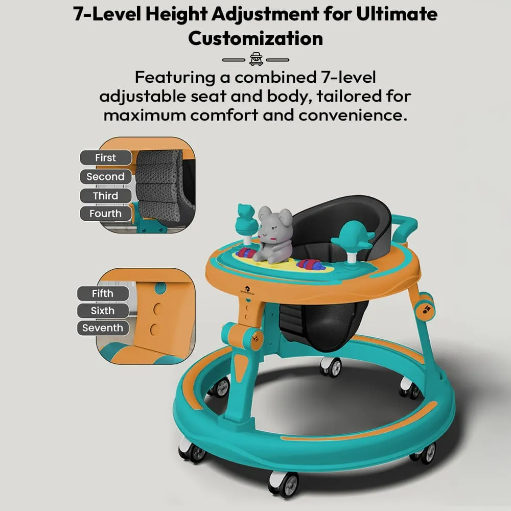 Multi-functional Intelligent Baby Walker with toy tray