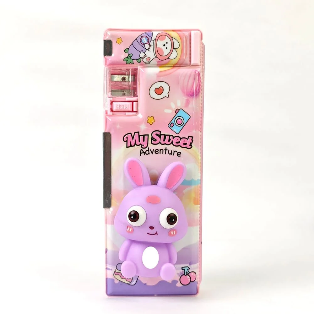 Pop eye Magnetic Pencile Box Purple