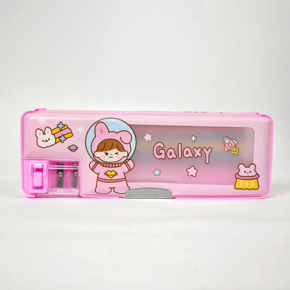 Trendy Pencil Box Galaxy Pink