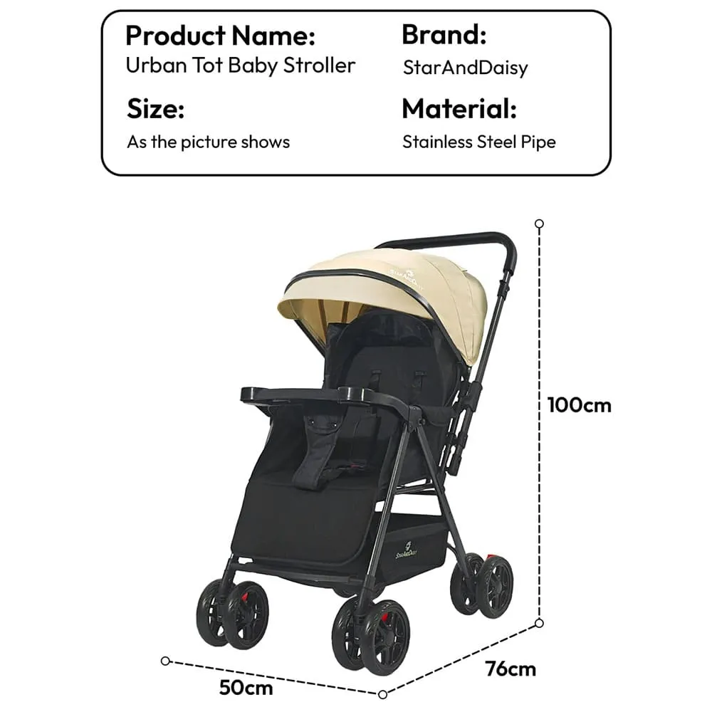 Urban tot baby stroller dimension