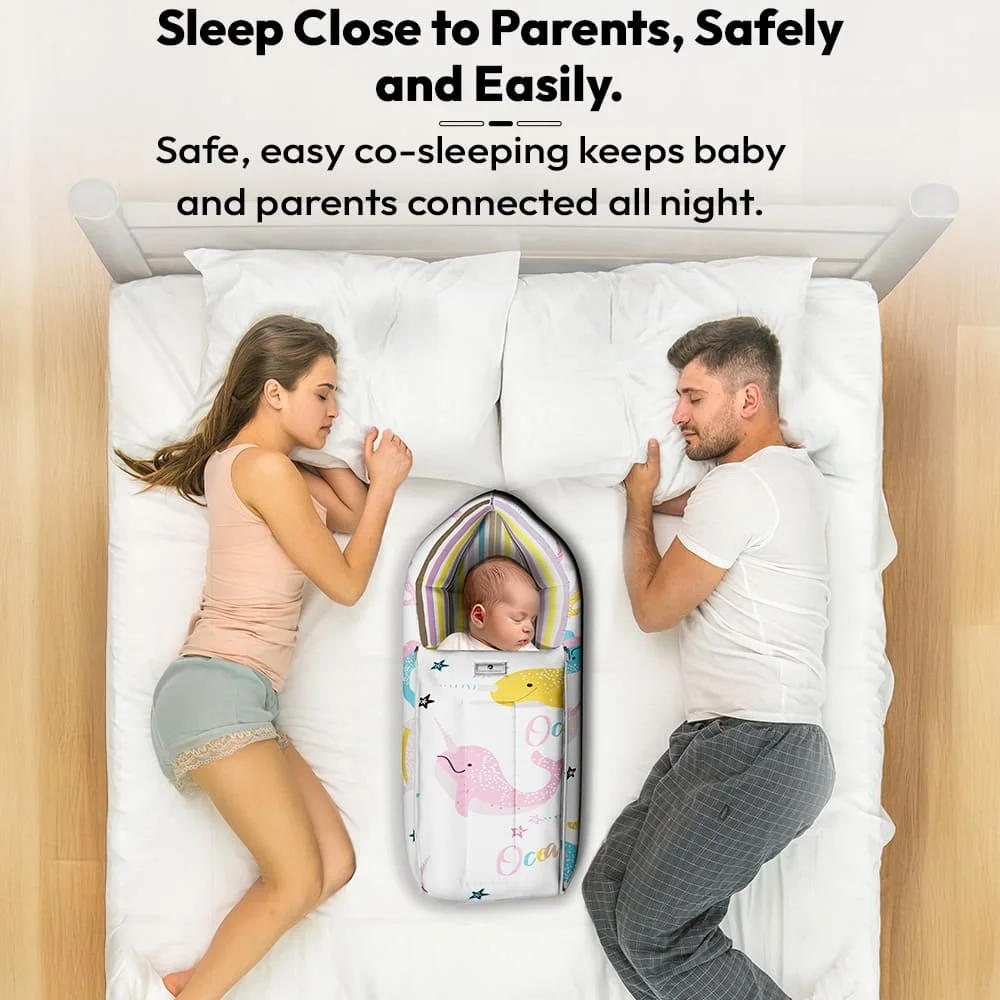 baby sleeping bag ocean print