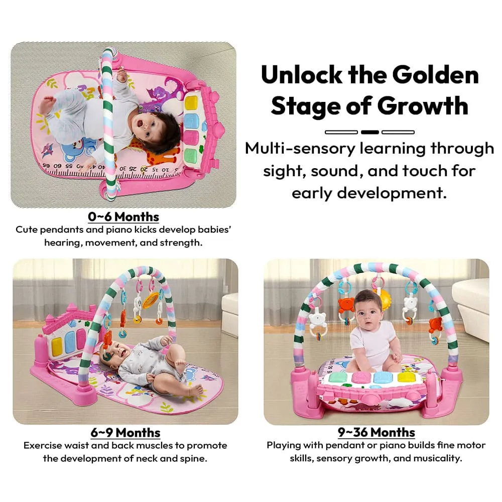 multifunctional baby piano playgym golden stage of growth