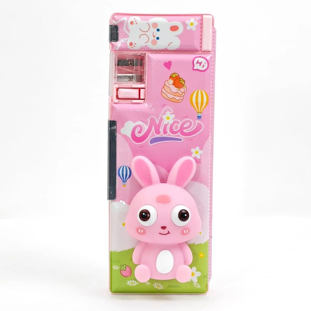 pop eye magnetic pencil box pink